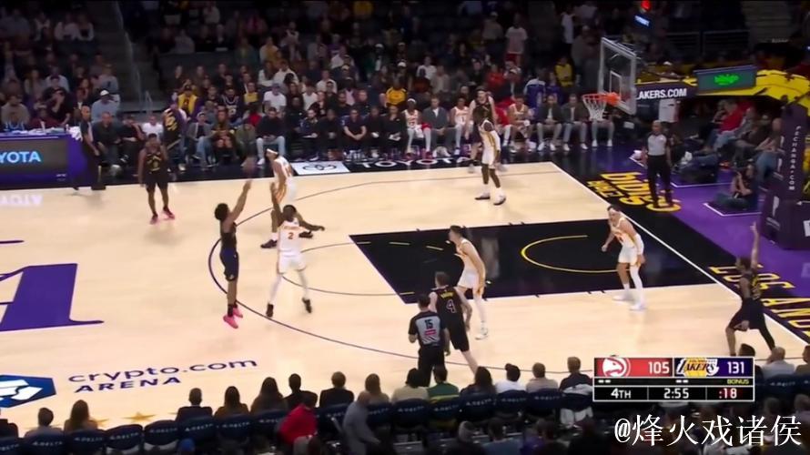 湖人狂胜老鹰25分，创下本赛季最大分差新高